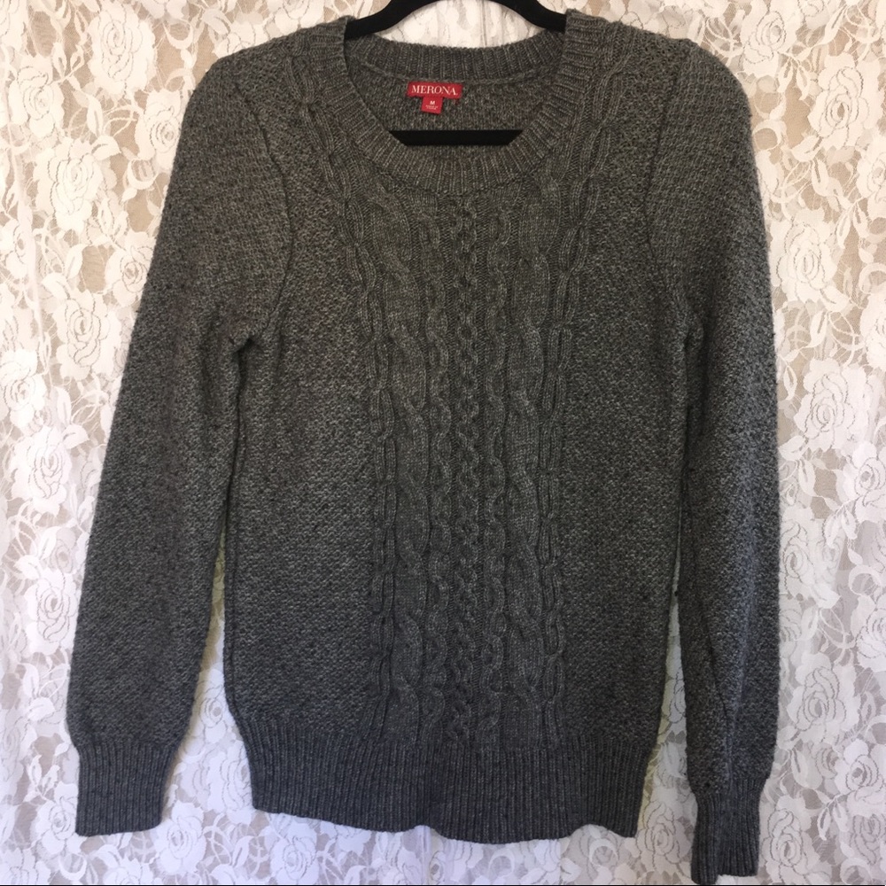 MERONA Gray Pullover Sweater
